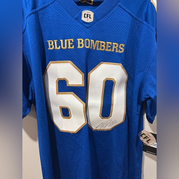 Winnipeg Blue Bombers CFL Jersey - Signed Unknown - Picture 3 of 11